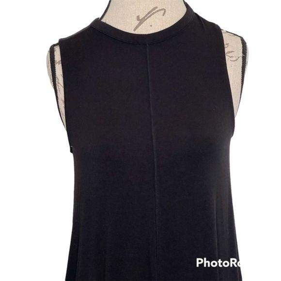 Time and Thru Womens Black Dress Size Medium Size 8-10 Stretch Sleeveless Autumn - Picture 4 of 12
